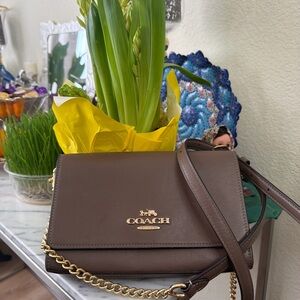 Coach Chocolate Brown Crossbody Bag